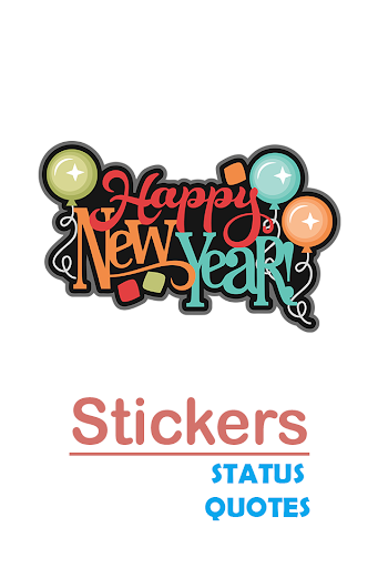 Android application Joyful New Year Stickers 2024 screenshort
