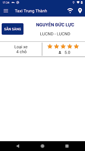 Android application Lái Xe Trung Thành screenshort