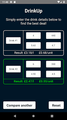 DrinkUp - compare cheap drinks Screen 3