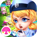 Town Policewoman: Dressup&Care icon