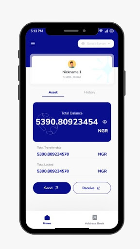 Android application Nagara - Blockchain Wallet screenshort