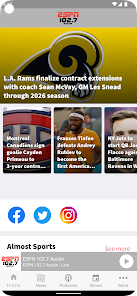 Captura de Pantalla 1 102.7 ESPN Austin android