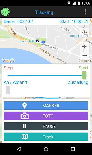 Simple GPS - SGT Tracking Screen 2