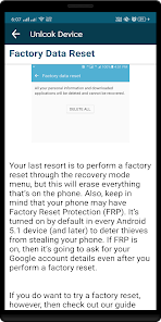 Screenshot 4 Unlock Device - Pro Guide to U android
