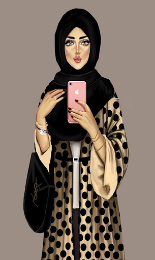 hijab girly wallpapers Screenshot 2