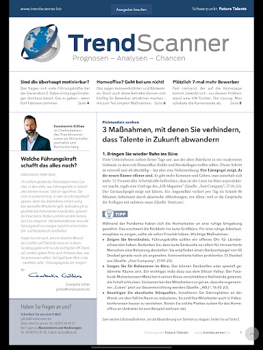 Android application Die Trend-App screenshort