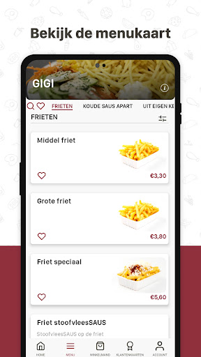 Frituur GIGI Screen 3