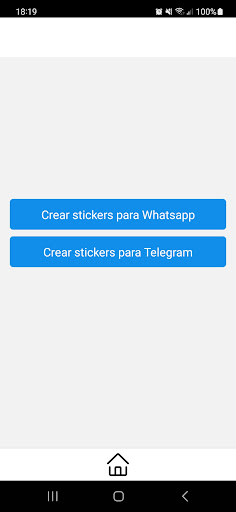 Android application Creador stickers para Whatsapp screenshort