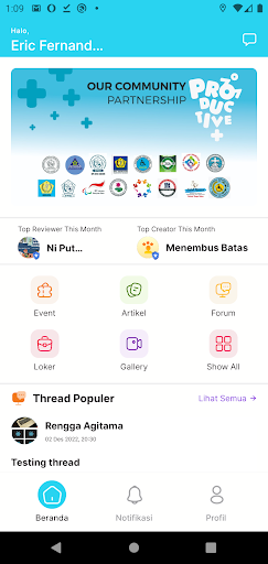 Productive+ Screen 2