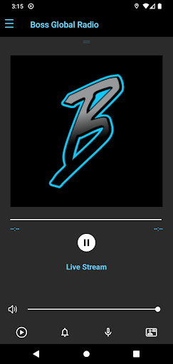 Android application Boss Global Radio screenshort