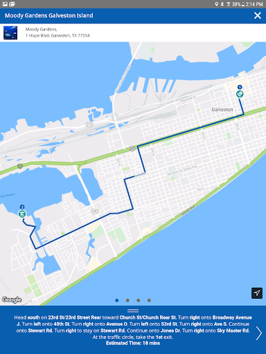 Screenshot of Visit Galveston