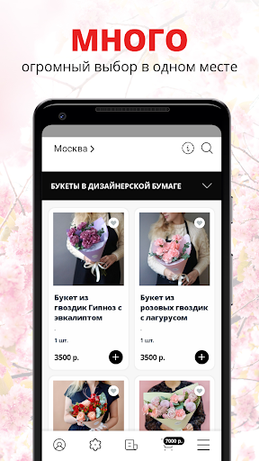Android application ANFLEUR screenshort