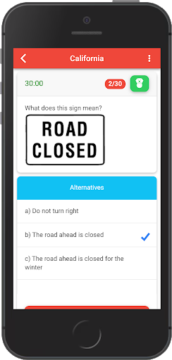 DMV driving practice test 2023 Screen 3