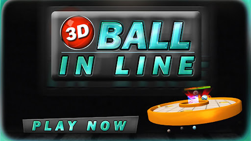 Android application 3D BALL IN LINE screenshort