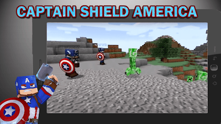 Captain Shield Mod for MCPE