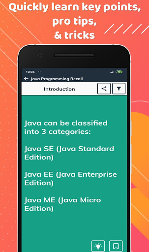 Programming Recall for Java Screen 2