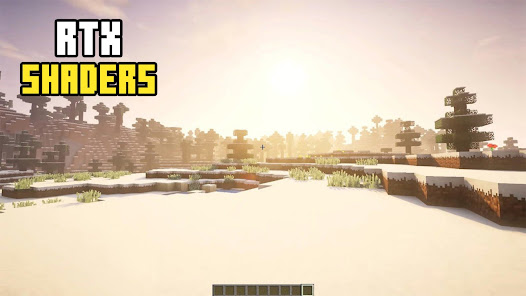 Screenshot 1 RTX Shaders Minecraft Mod android