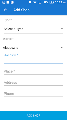 Android application Skylite Salesfokuz screenshort