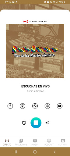 Radio Altiplano Screen 3