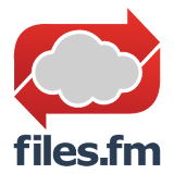 Files.fm cloud storage and bac icon