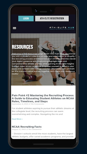 Ath-Elite Hub &#8211; STANDOUT Screen 2