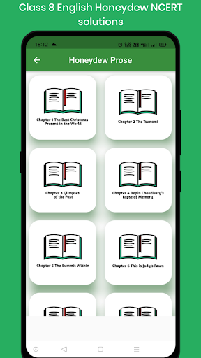 Class 8 English Honeydew NCERT Screen 2