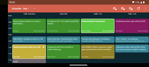 AndroidMakers 2023 Schedule Screen 3