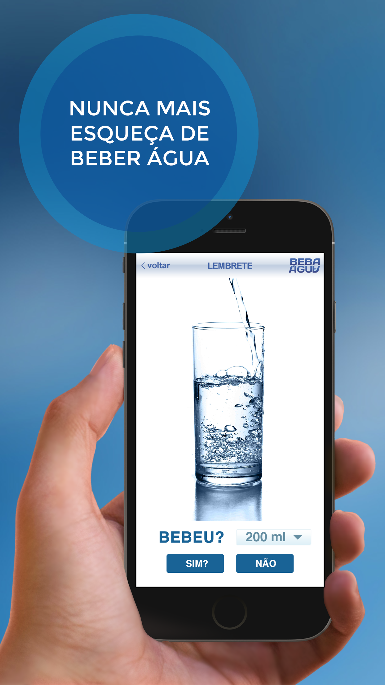 Android application Beba Água - OFICIAL screenshort