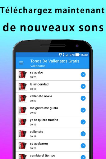 Aperçu de l'application
