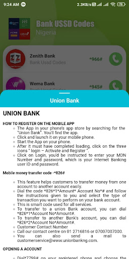 Nigeria Ussd & Bank Codes 2023 Screen 3