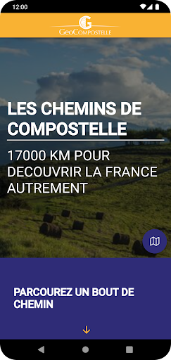 Android application GeoCompostelle screenshort