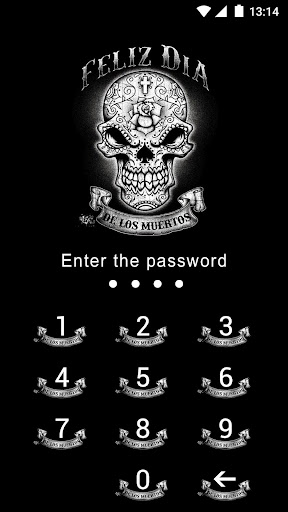AppLock Theme Death Skeleton Screen 2