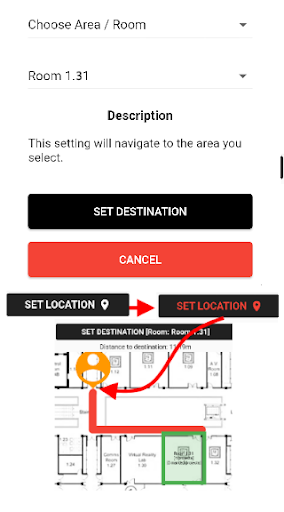UCC Tradeshow Guidance App Screen 3