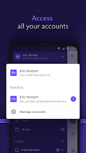 Proton Mail: Şifreli E-posta MOD APK (Premium Kilitsiz) 3