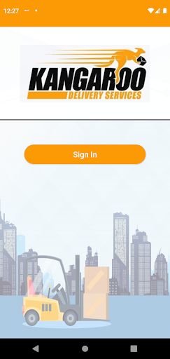 Kangaroo Delivery Shipper Screen 2
