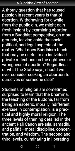 A Buddhist View of Abortion Screen 3