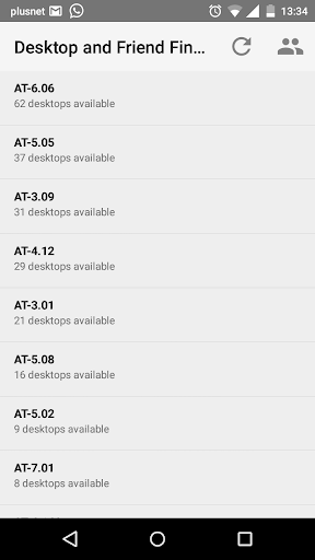 Android application DesktopFinder screenshort