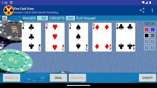 Five Card Draw Poker 7