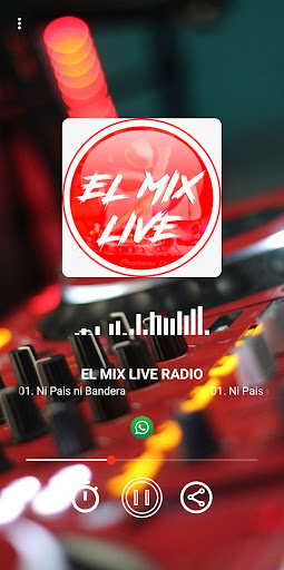 Android application EL MIX LIVE RADIO screenshort