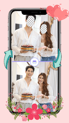 GF BF Love Photo Frame Couple Screen 3
