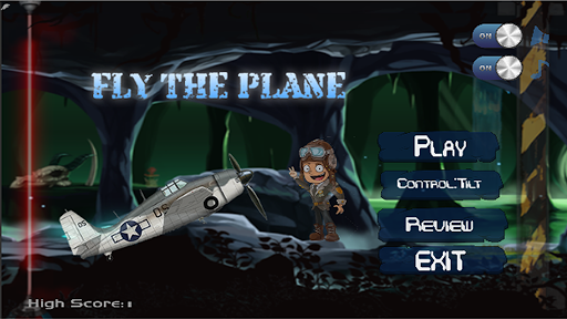Android application Fly the Plane - Cave Escape screenshort