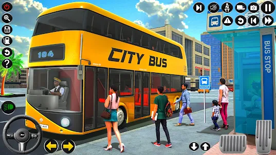 Trò chơi xe buýt thành phố 3D