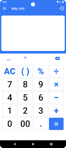 Android application Calculator screenshort