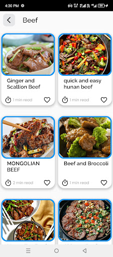 Chinese Recipes CookBook Screen 3