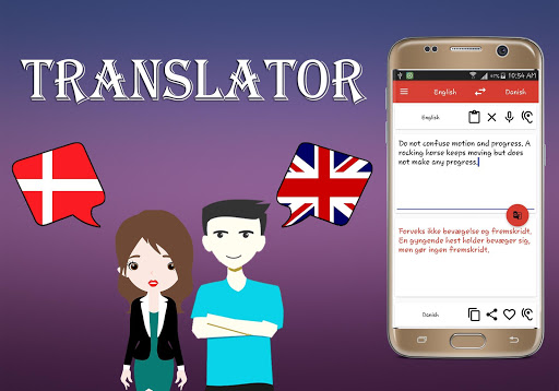 Danish To English Translator Screen 2