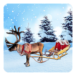 Cover Image of Download Christmas Reindeer LWP 4.0 APK
