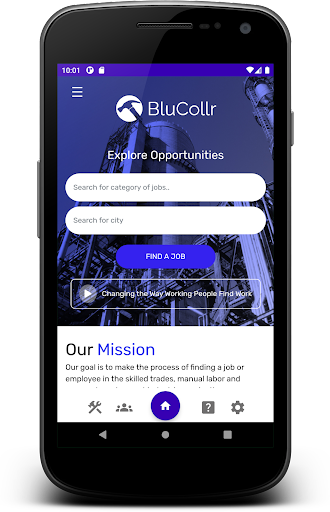 Android application BluCollr screenshort