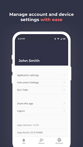 Android application Hone Lab screenshort