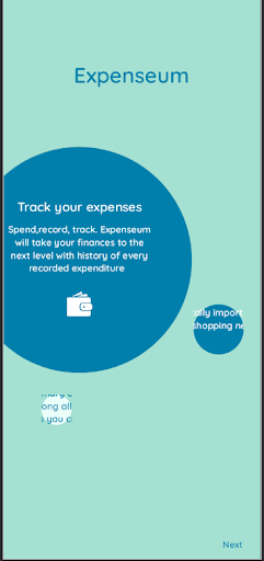 Android application Expenseum screenshort