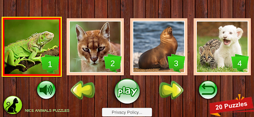 Nice Animals Puzzles